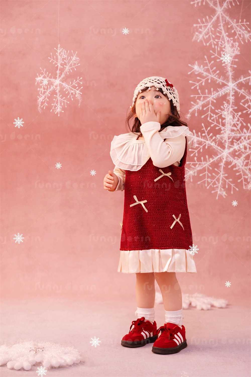 芳妮豆丁儿童摄影 初雪童话梦