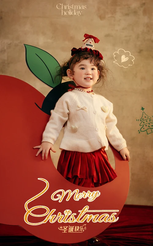 芳妮豆丁儿童摄影 甜糯苹果派