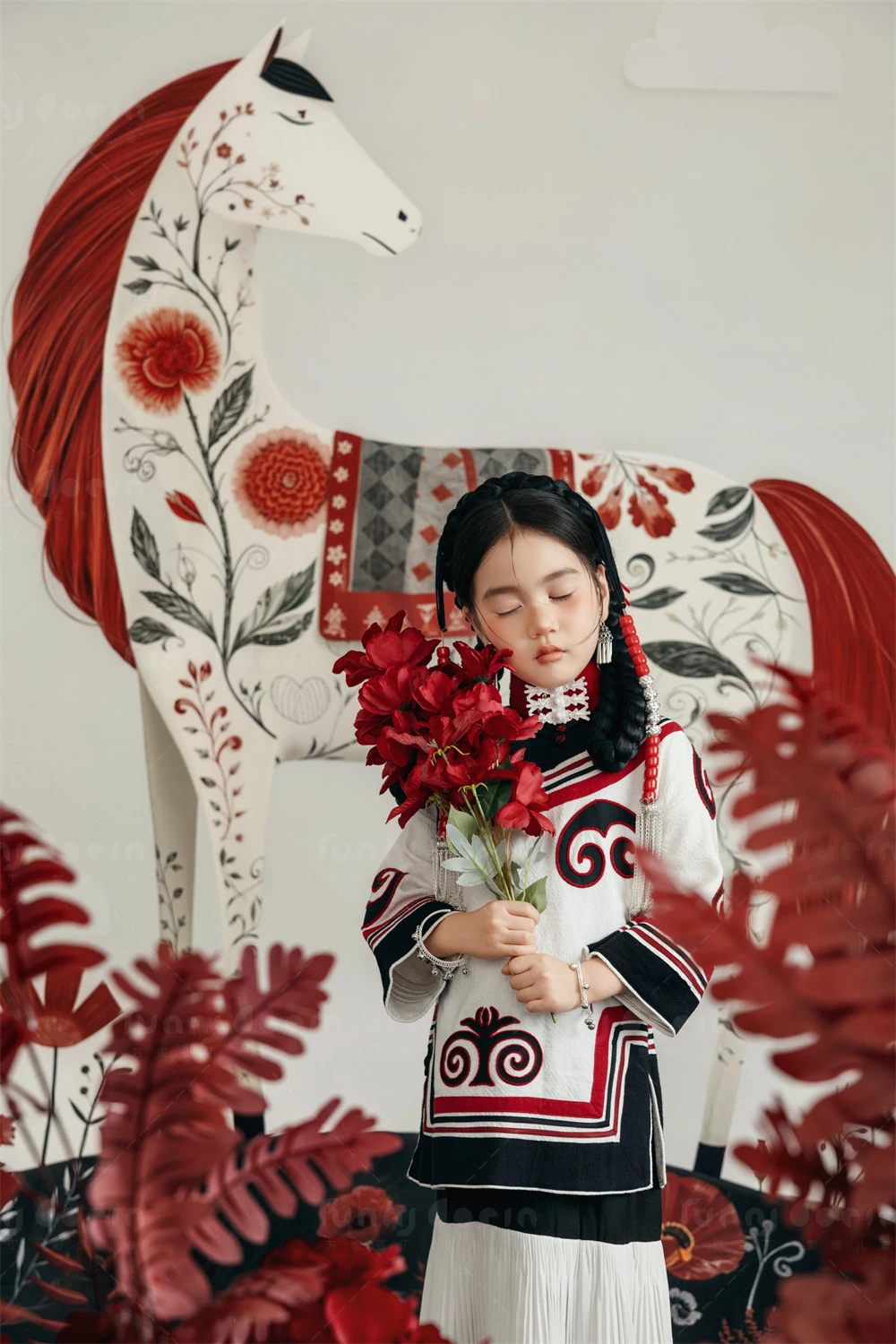 芳妮豆丁儿童摄影 骏马谣