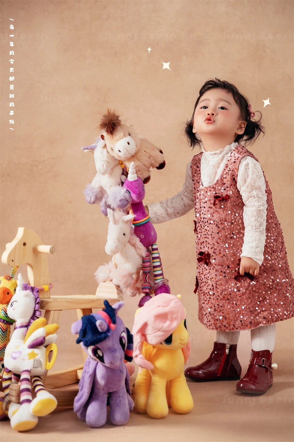 芳妮豆丁儿童摄影 一马当先