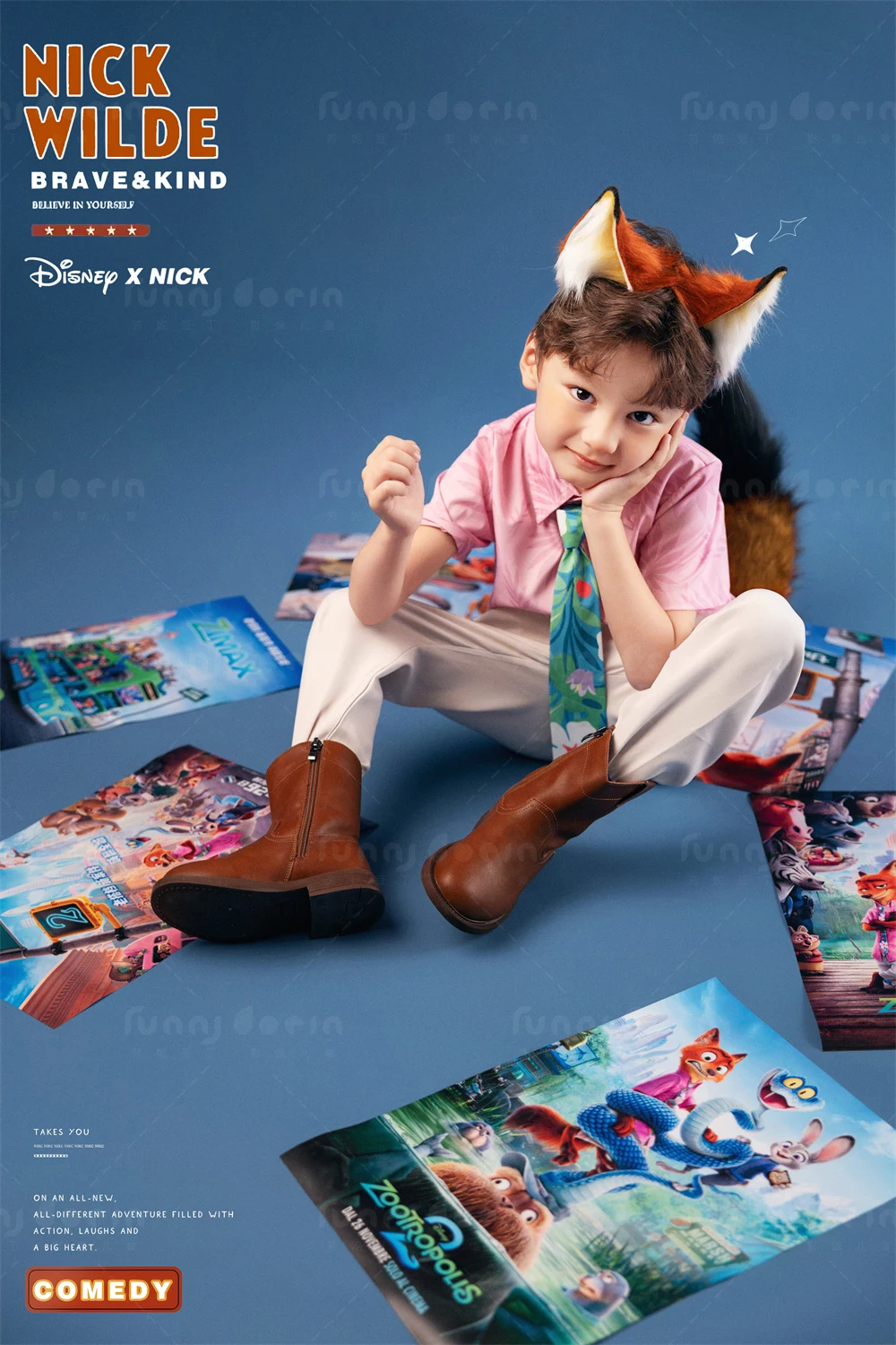 芳妮豆丁儿童摄影 狐尼克