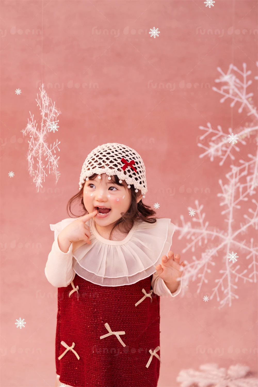芳妮豆丁儿童摄影 初雪童话梦