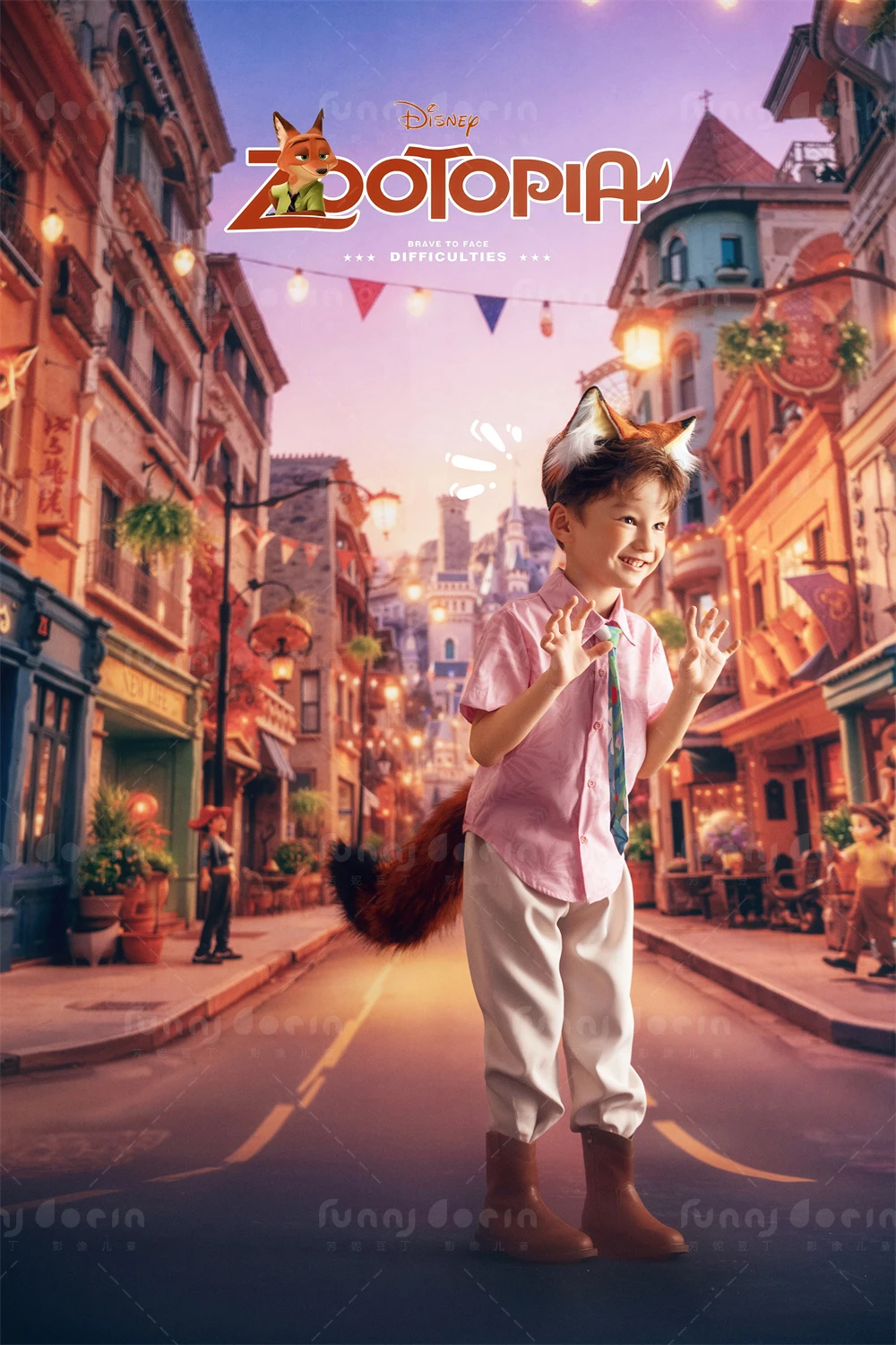 芳妮豆丁儿童摄影 狐尼克