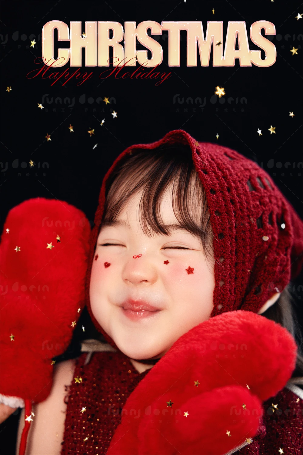 芳妮豆丁儿童摄影 初雪童话梦