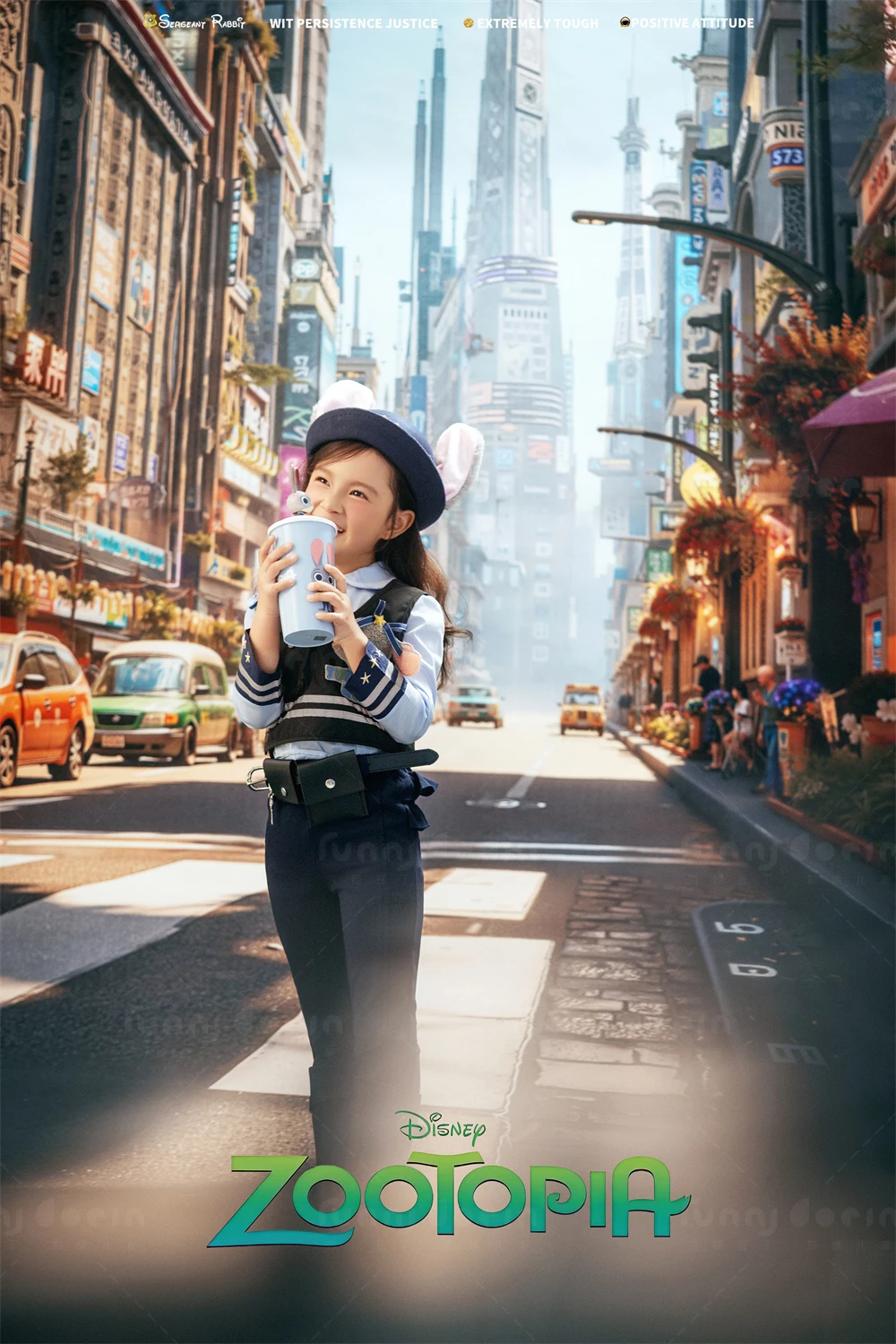 芳妮豆丁儿童摄影 兔子警长