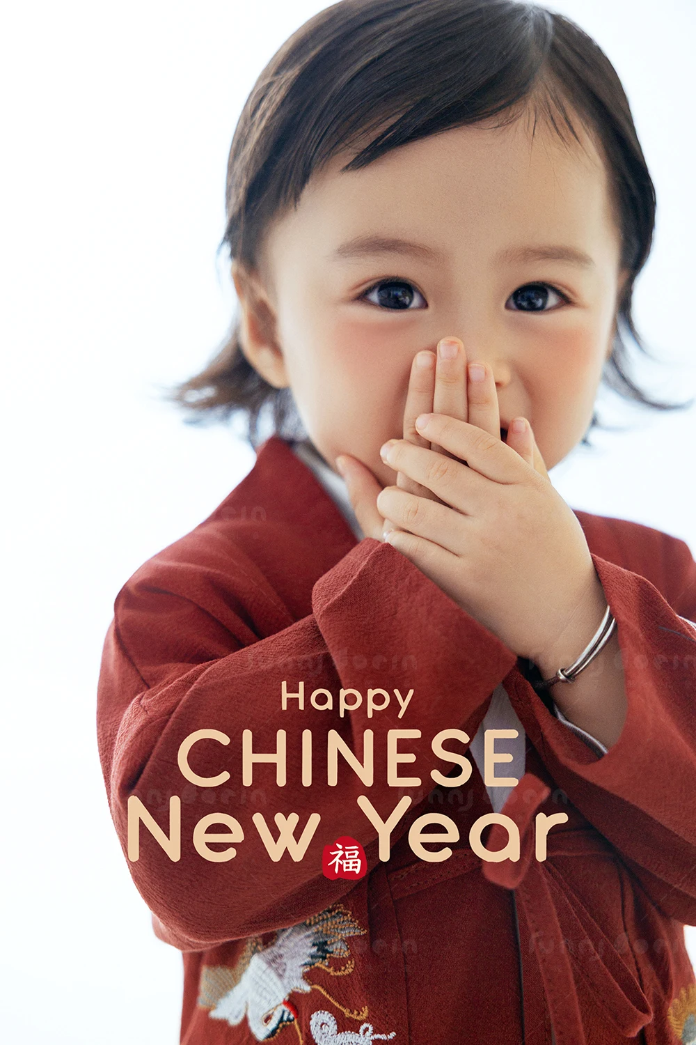 芳妮豆丁儿童摄影 马年福禄