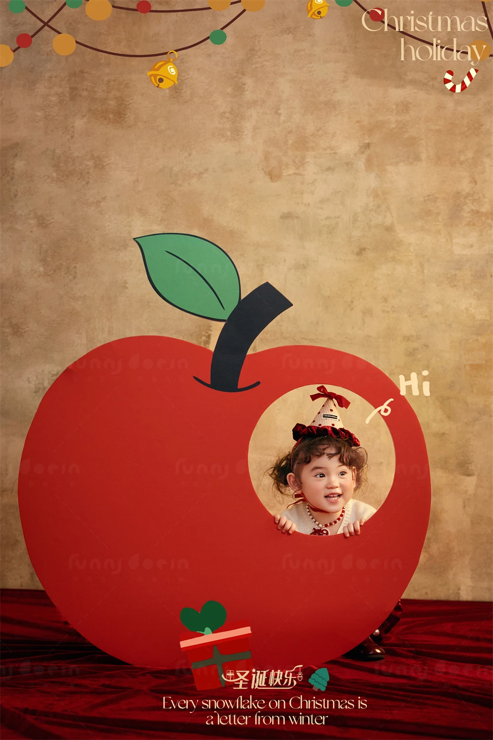 芳妮豆丁儿童摄影 甜糯苹果派