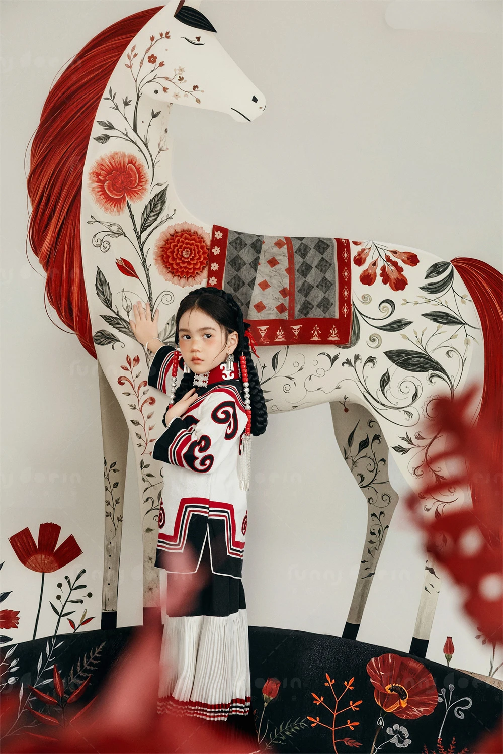 芳妮豆丁儿童摄影 骏马谣