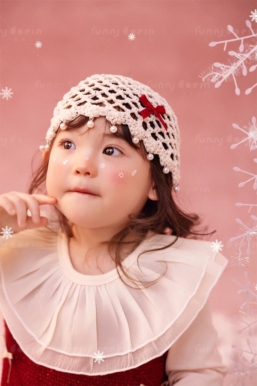 芳妮豆丁儿童摄影 初雪童话梦