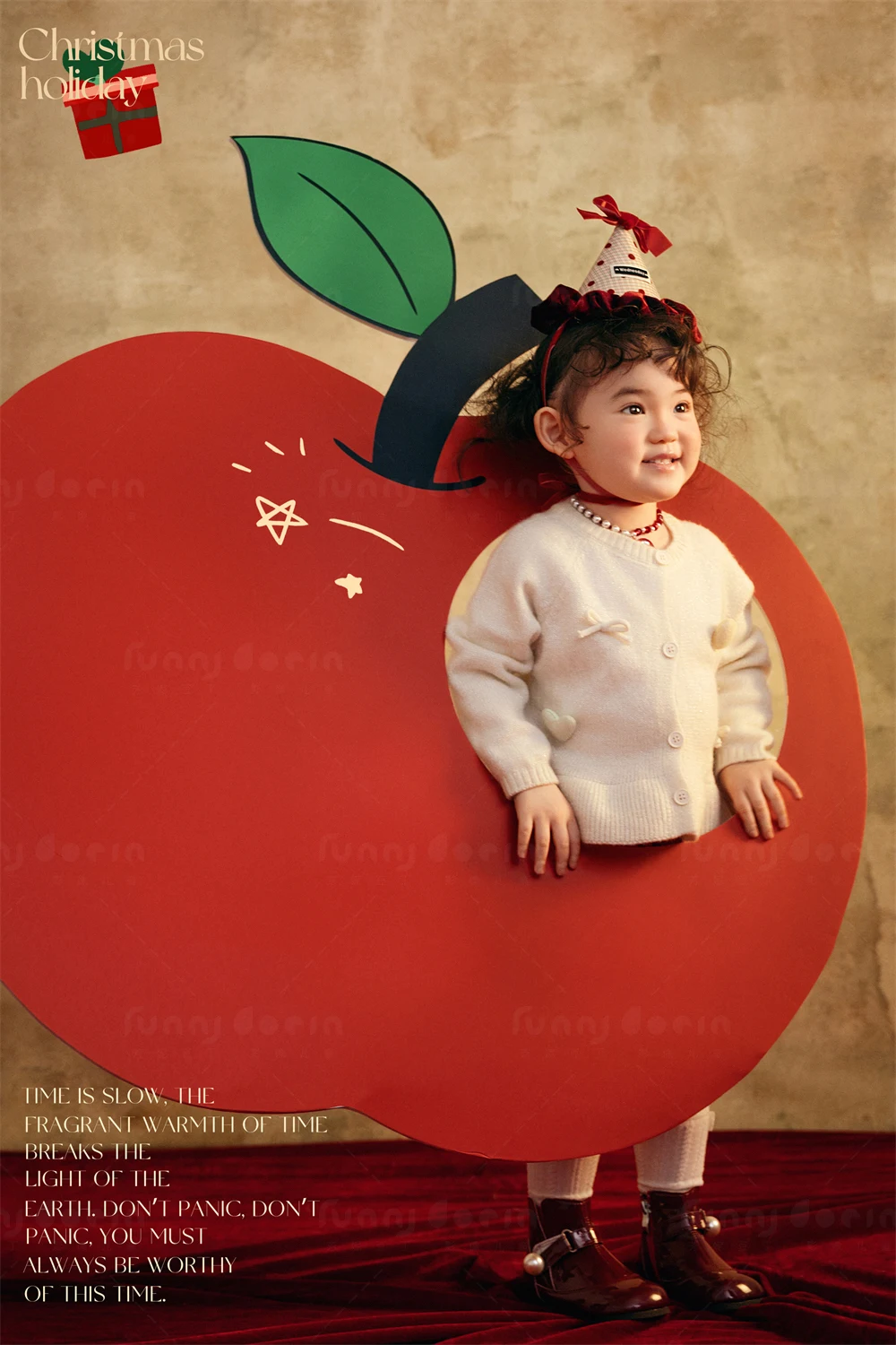 芳妮豆丁儿童摄影 甜糯苹果派