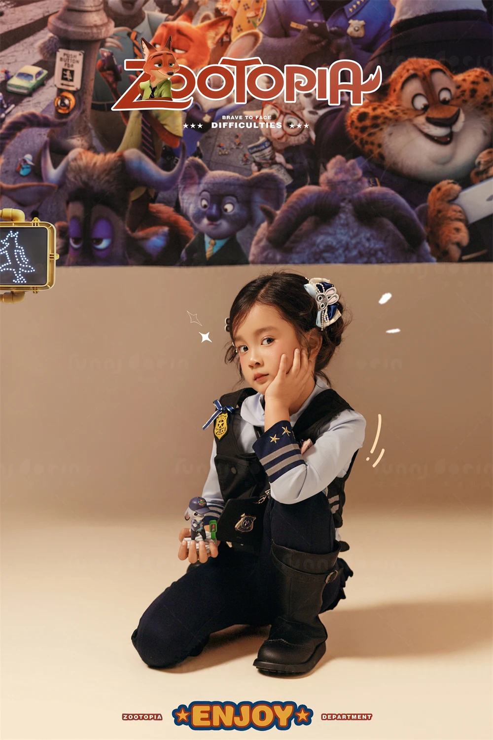 芳妮豆丁儿童摄影 兔子警长