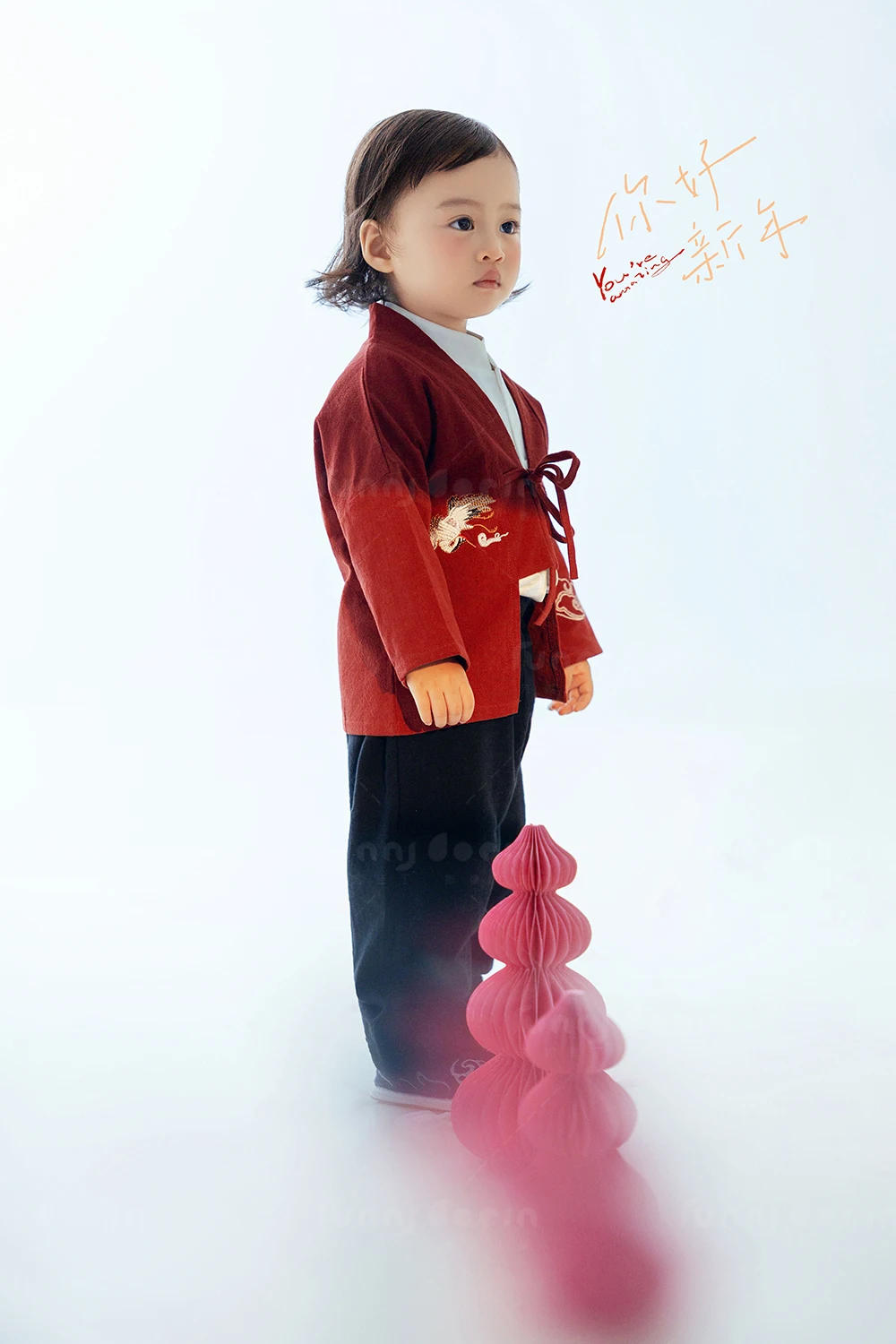 芳妮豆丁儿童摄影 马年福禄