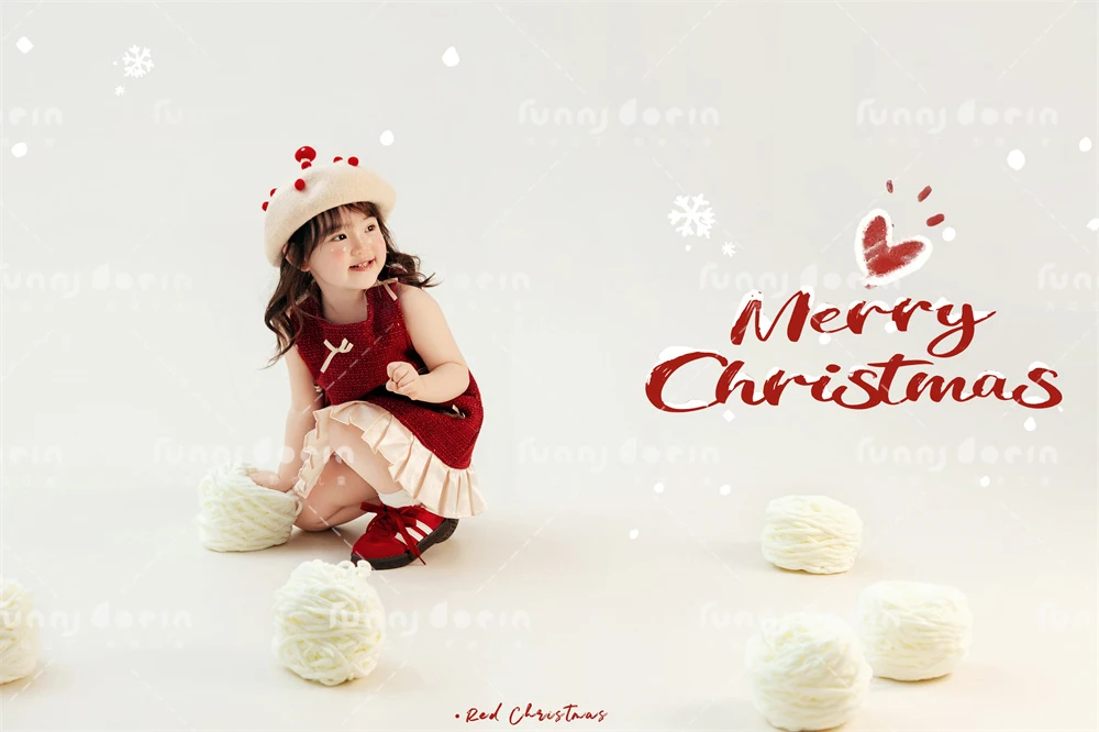 芳妮豆丁儿童摄影 初雪童话梦
