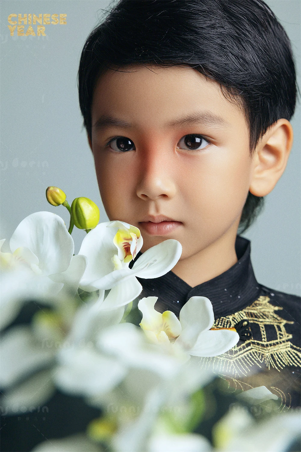 芳妮豆丁儿童摄影 马上有福