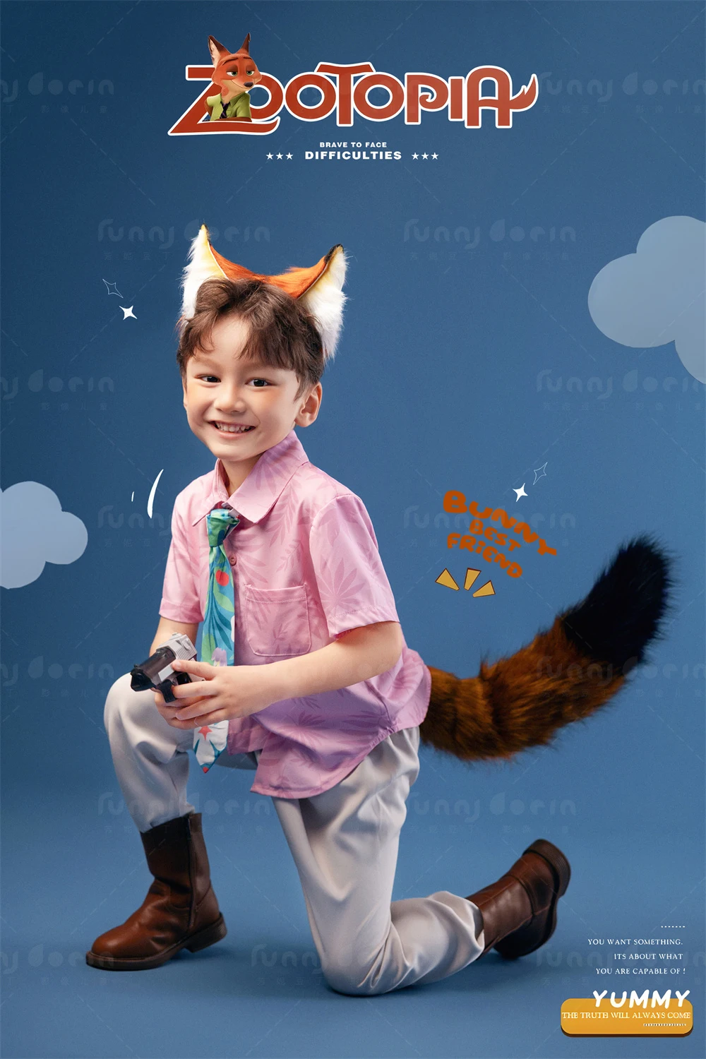 芳妮豆丁儿童摄影 狐尼克