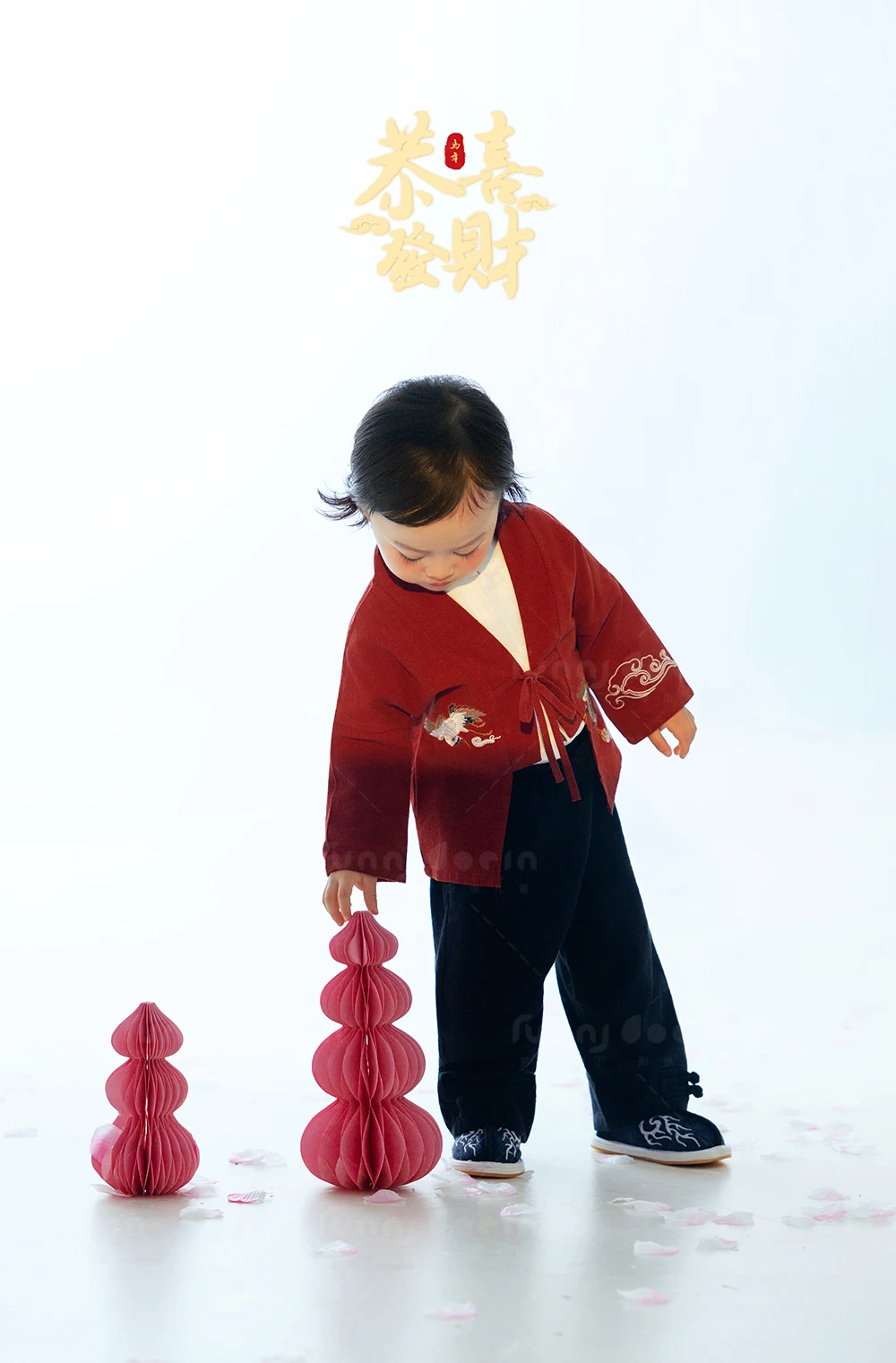 芳妮豆丁儿童摄影 马年福禄