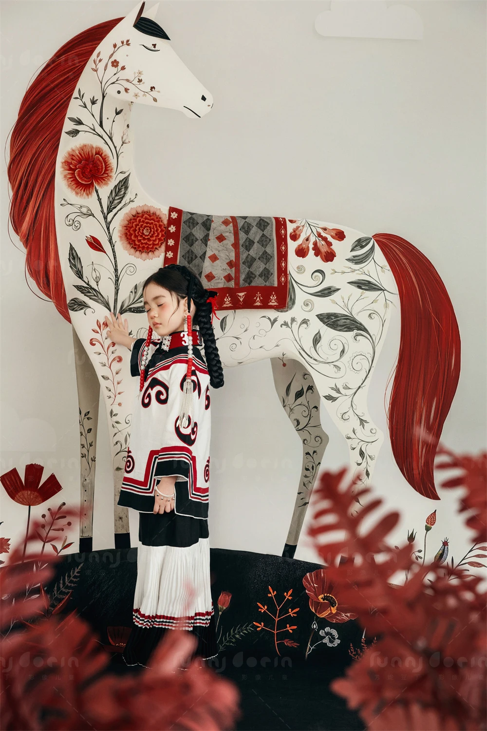 芳妮豆丁儿童摄影 骏马谣