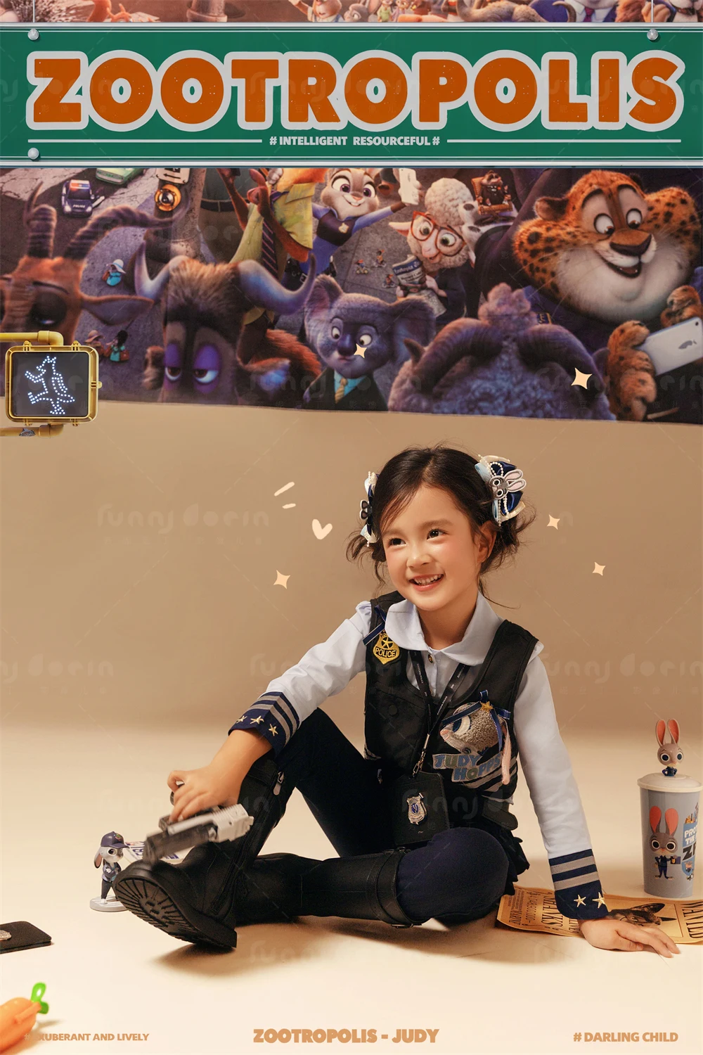 芳妮豆丁儿童摄影 兔子警长