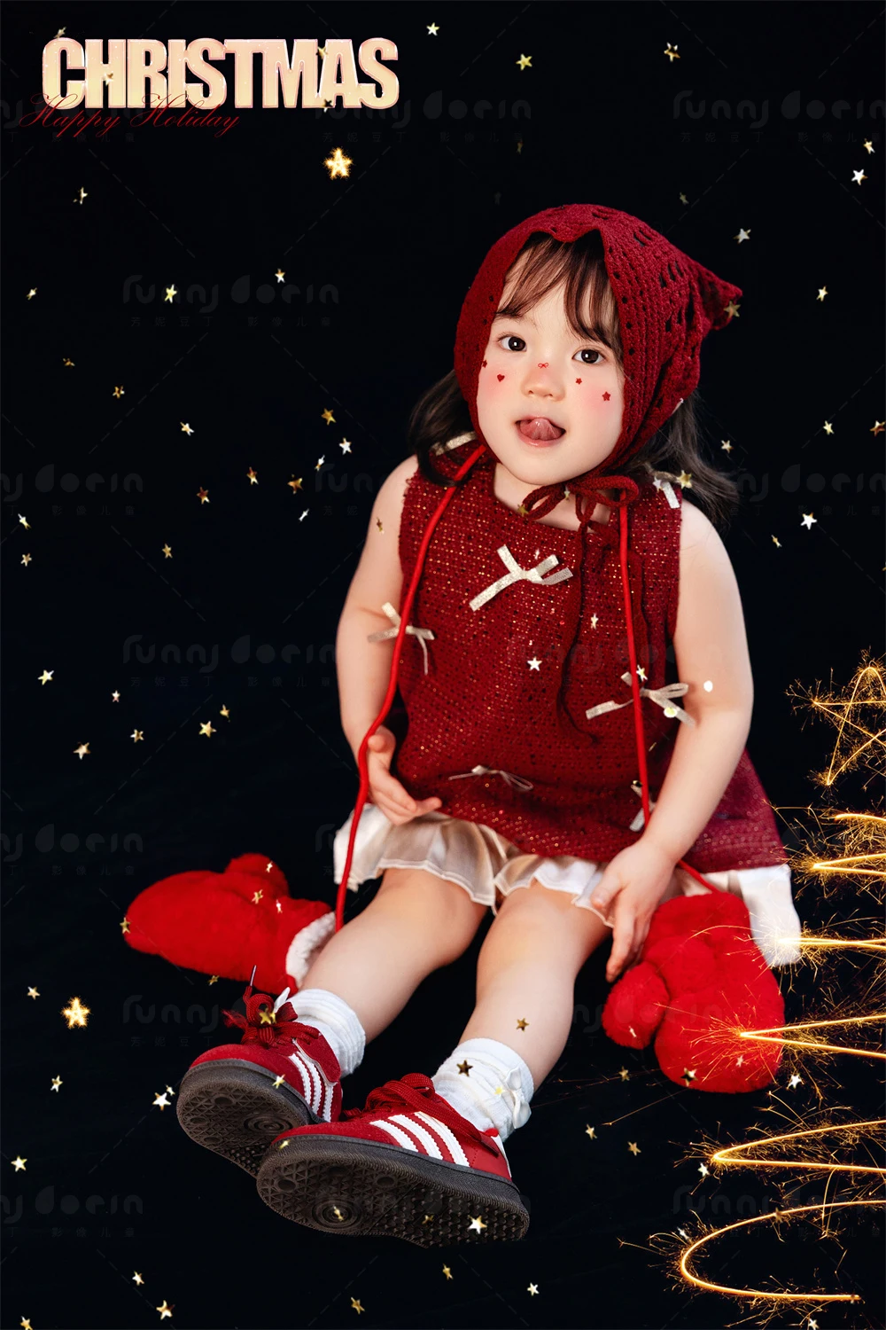 芳妮豆丁儿童摄影 初雪童话梦