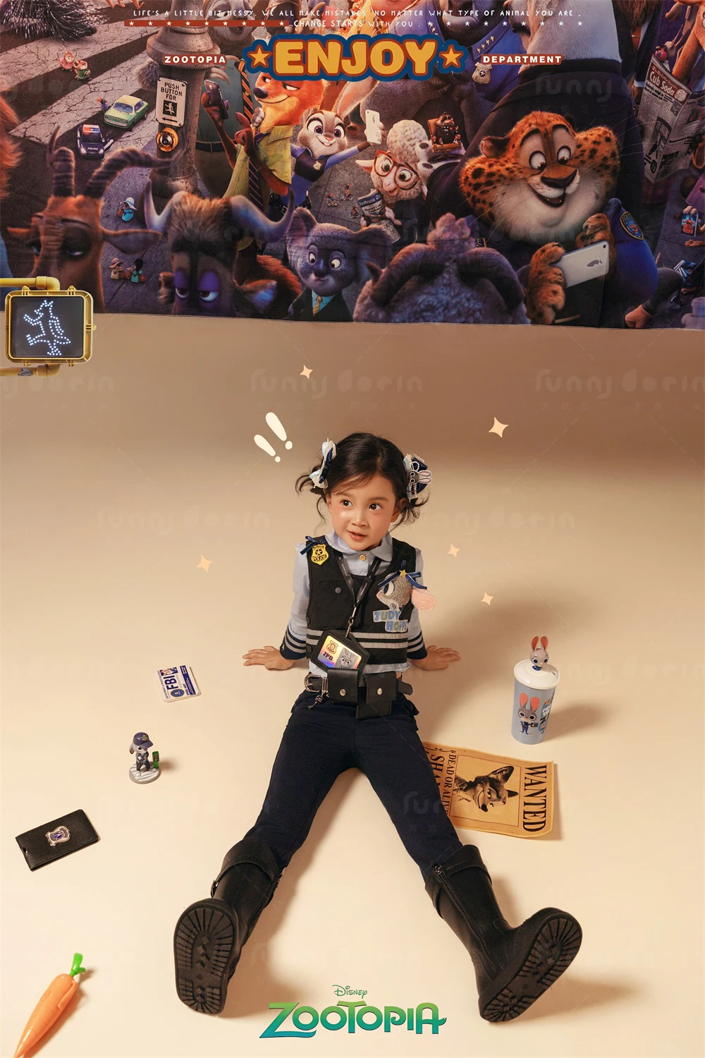 芳妮豆丁儿童摄影 兔子警长