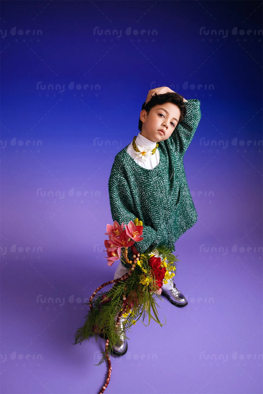 芳妮豆丁儿童摄影 花间信使