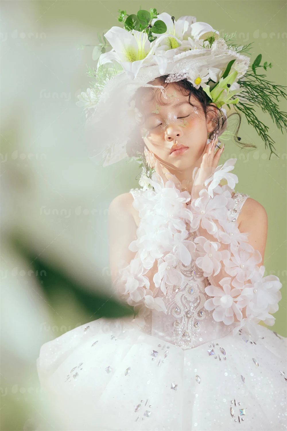 芳妮豆丁儿童摄影 蝶梦花语