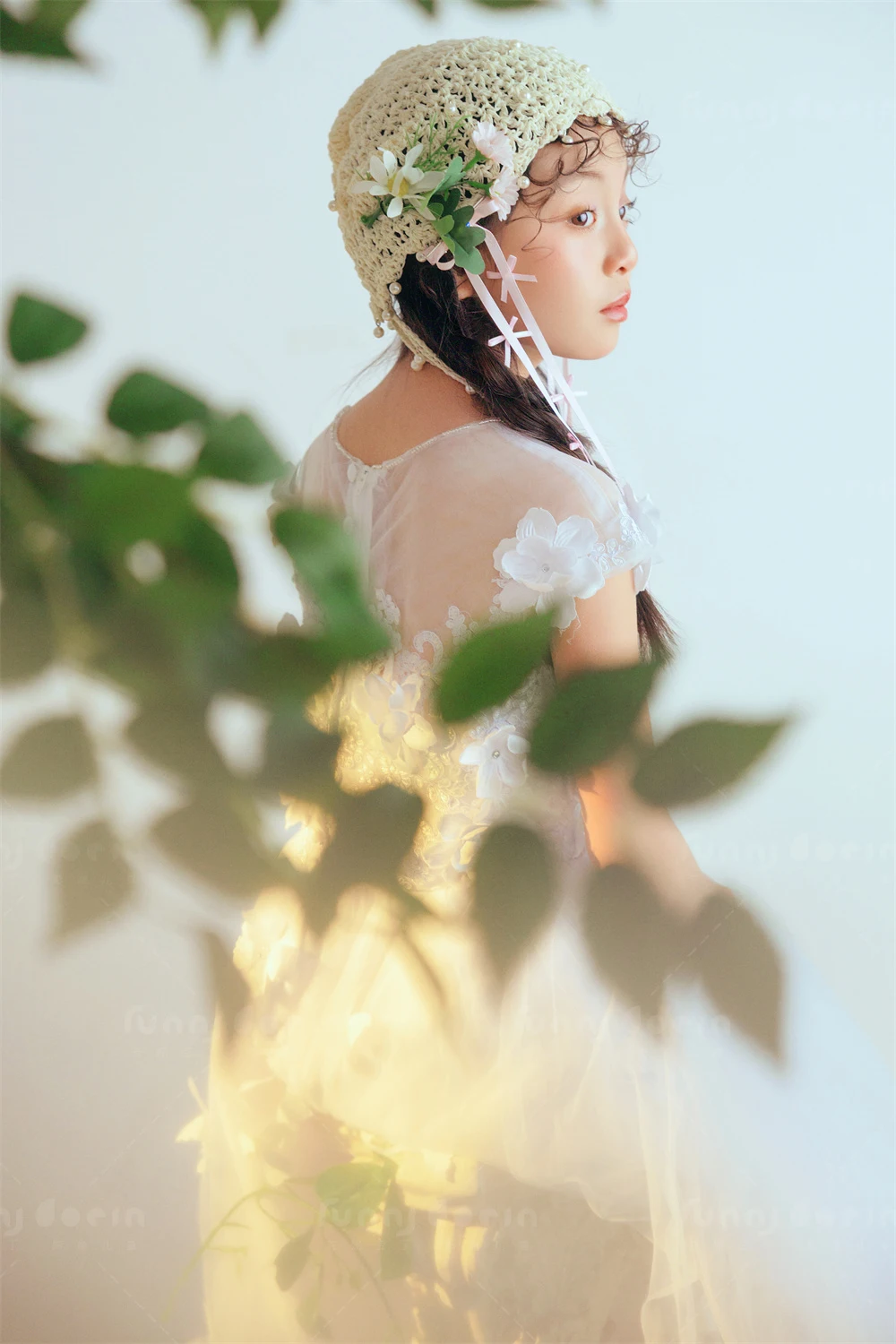 芳妮豆丁儿童摄影 花影绽放