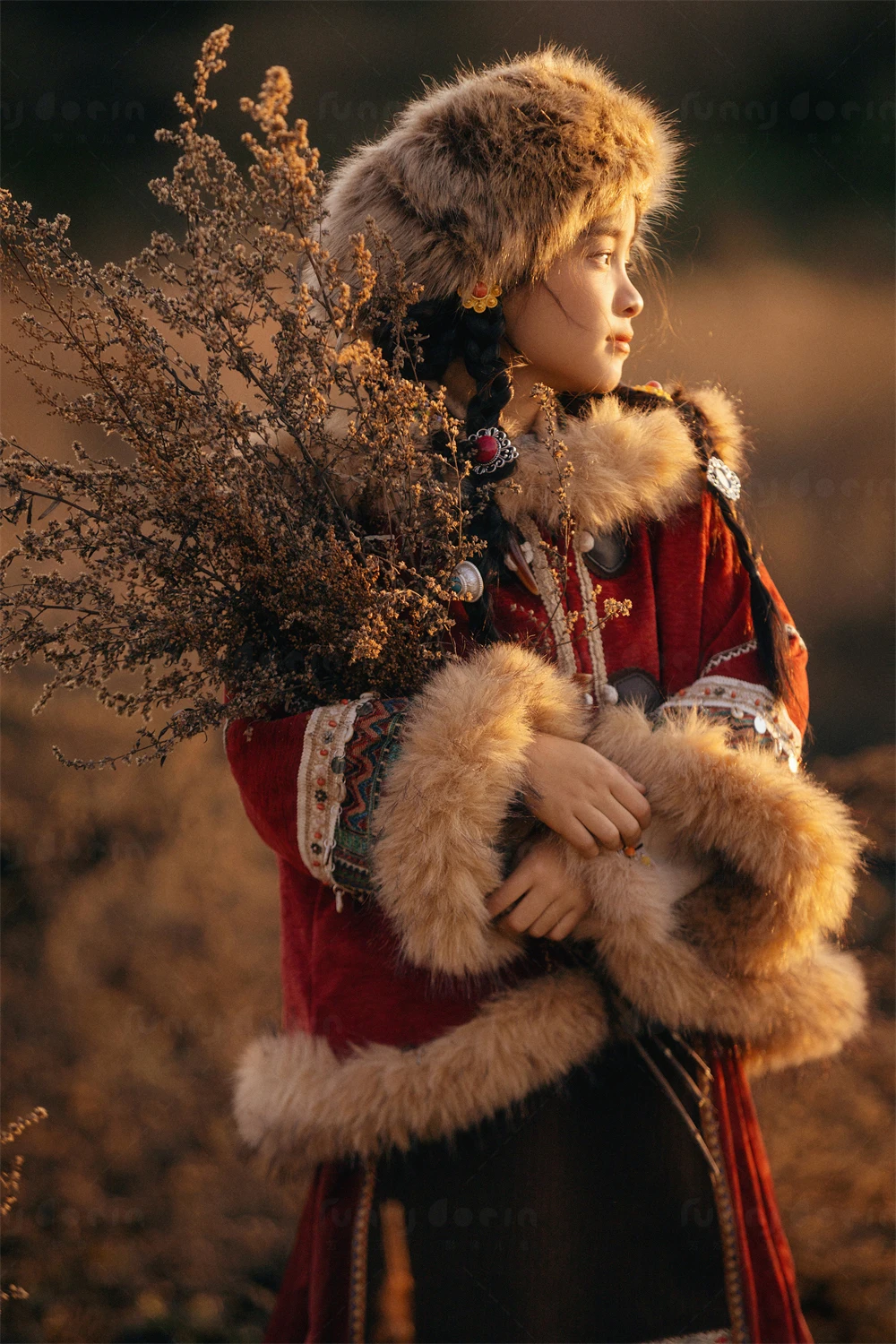 芳妮豆丁儿童摄影 踏雪牧云