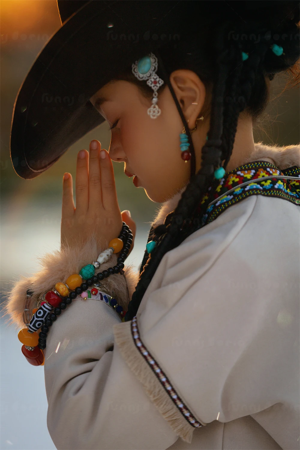 芳妮豆丁儿童摄影 踏雪牧云