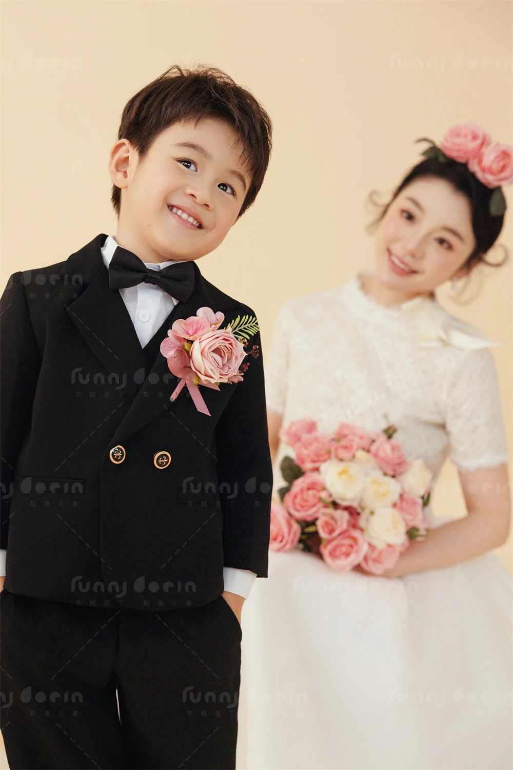 芳妮豆丁儿童摄影 粉韵亲缘