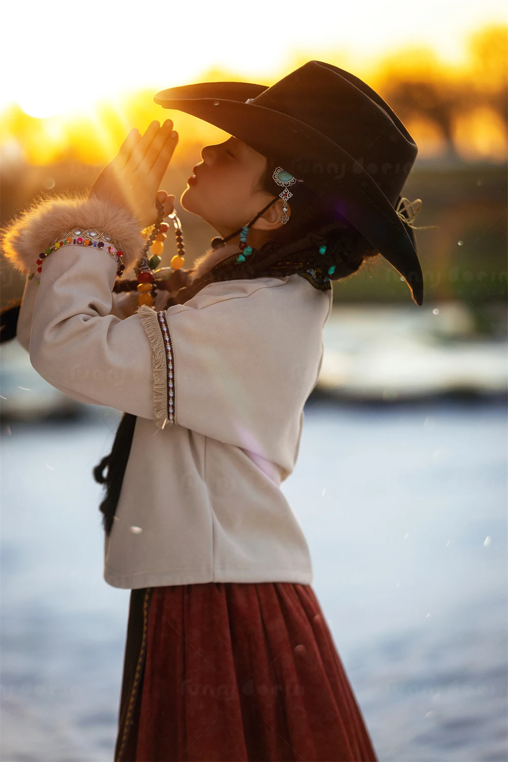 芳妮豆丁儿童摄影 踏雪牧云