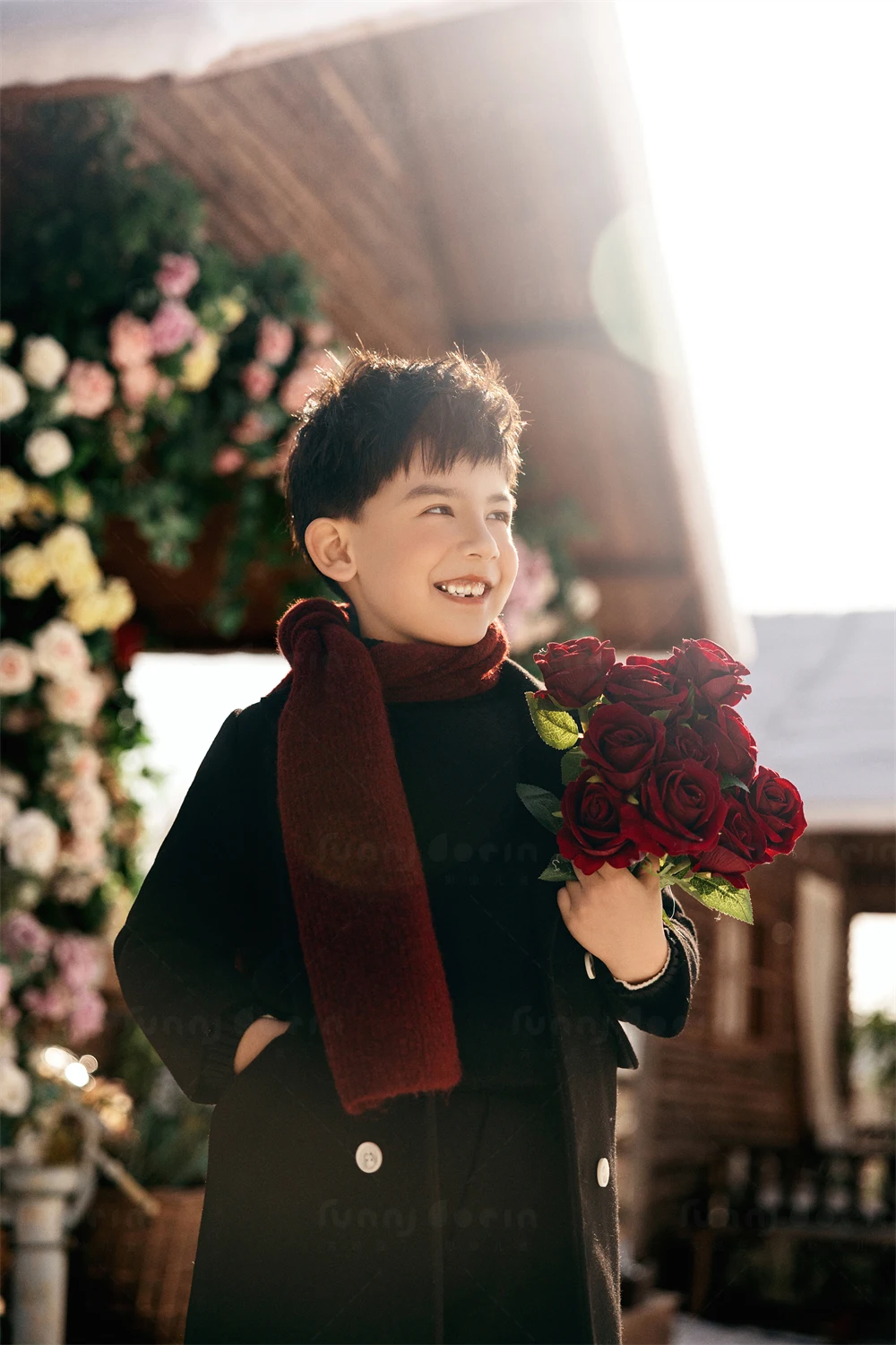 芳妮豆丁儿童摄影 雪国罗曼蒂克