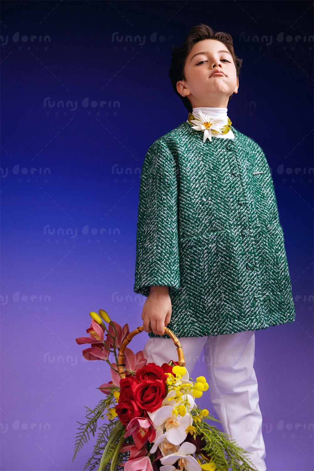 芳妮豆丁儿童摄影 花间信使