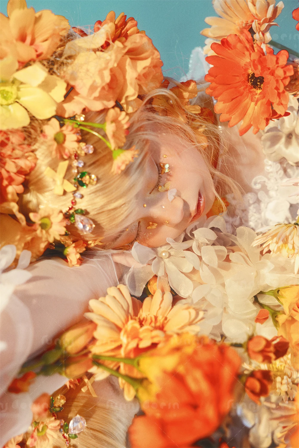 芳妮豆丁儿童摄影 花影绽放