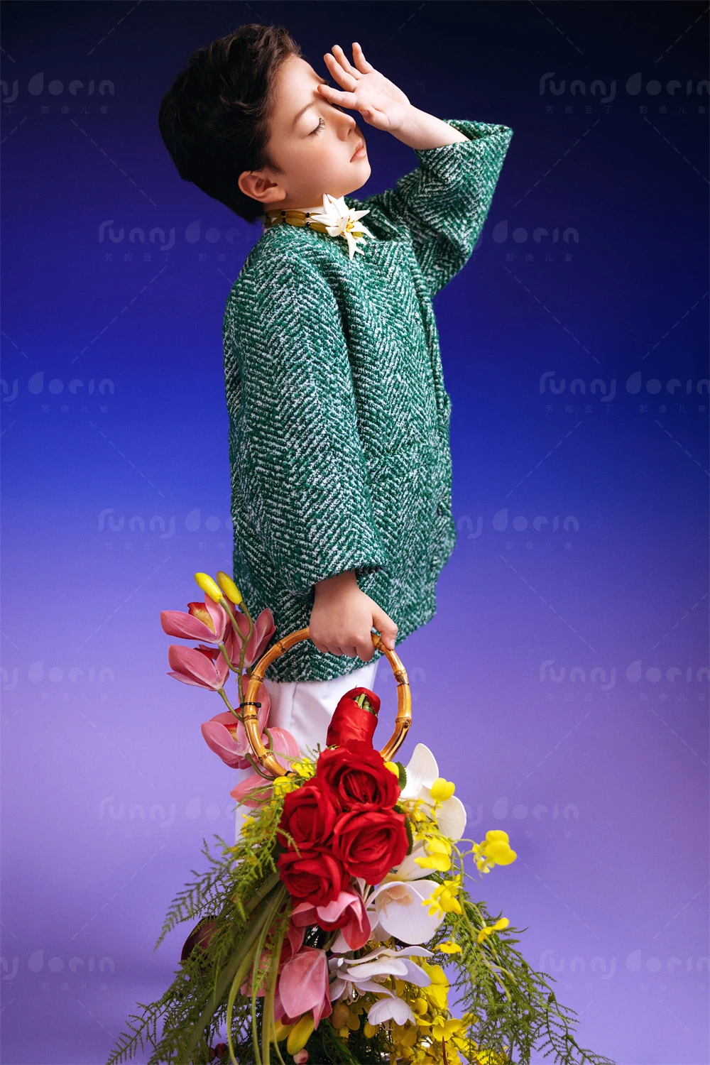 芳妮豆丁儿童摄影 花间信使