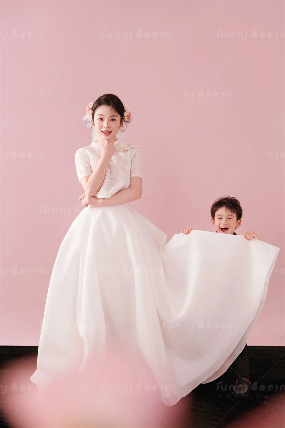 芳妮豆丁儿童摄影 粉韵亲缘