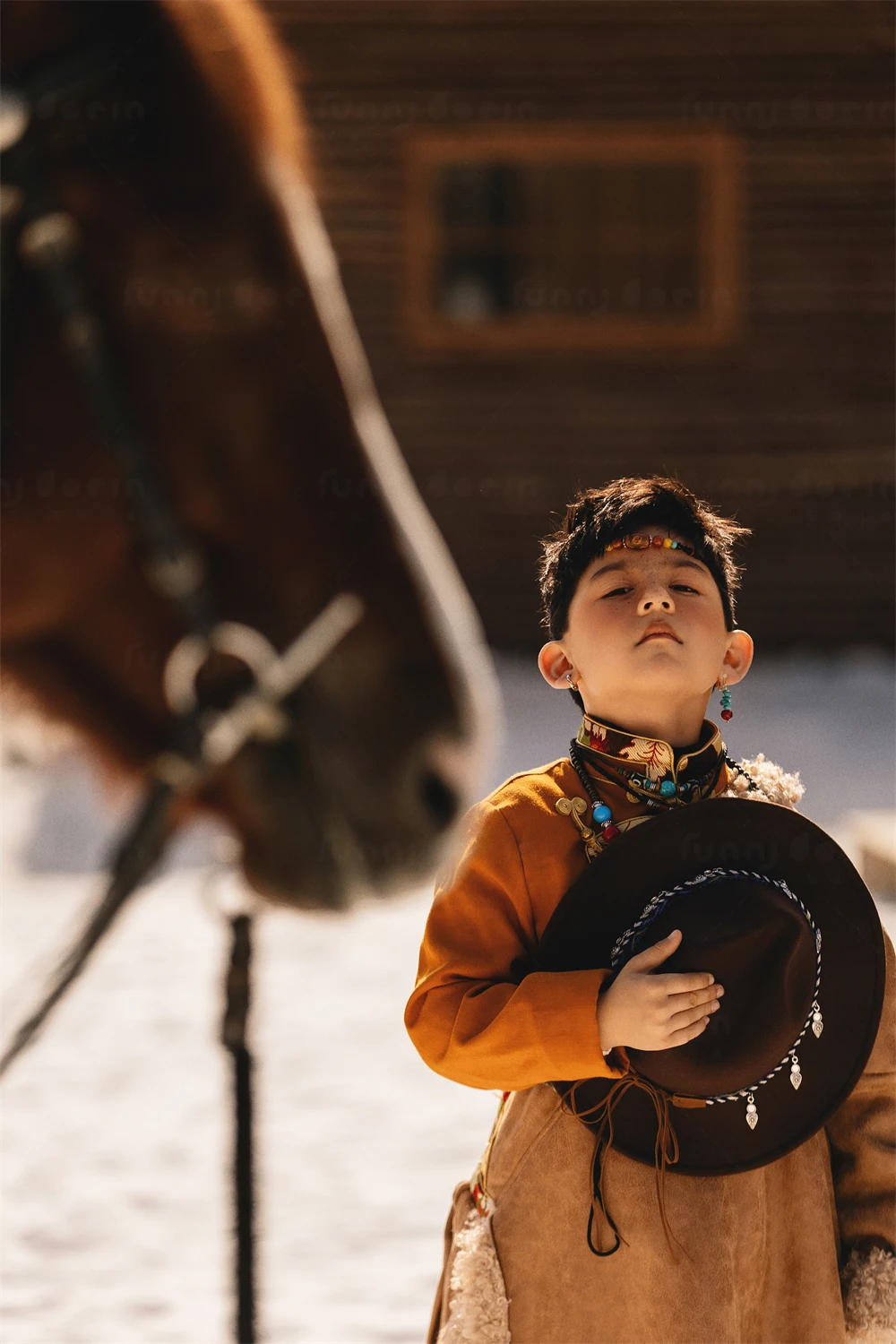 芳妮豆丁儿童摄影 凛冬礼赞