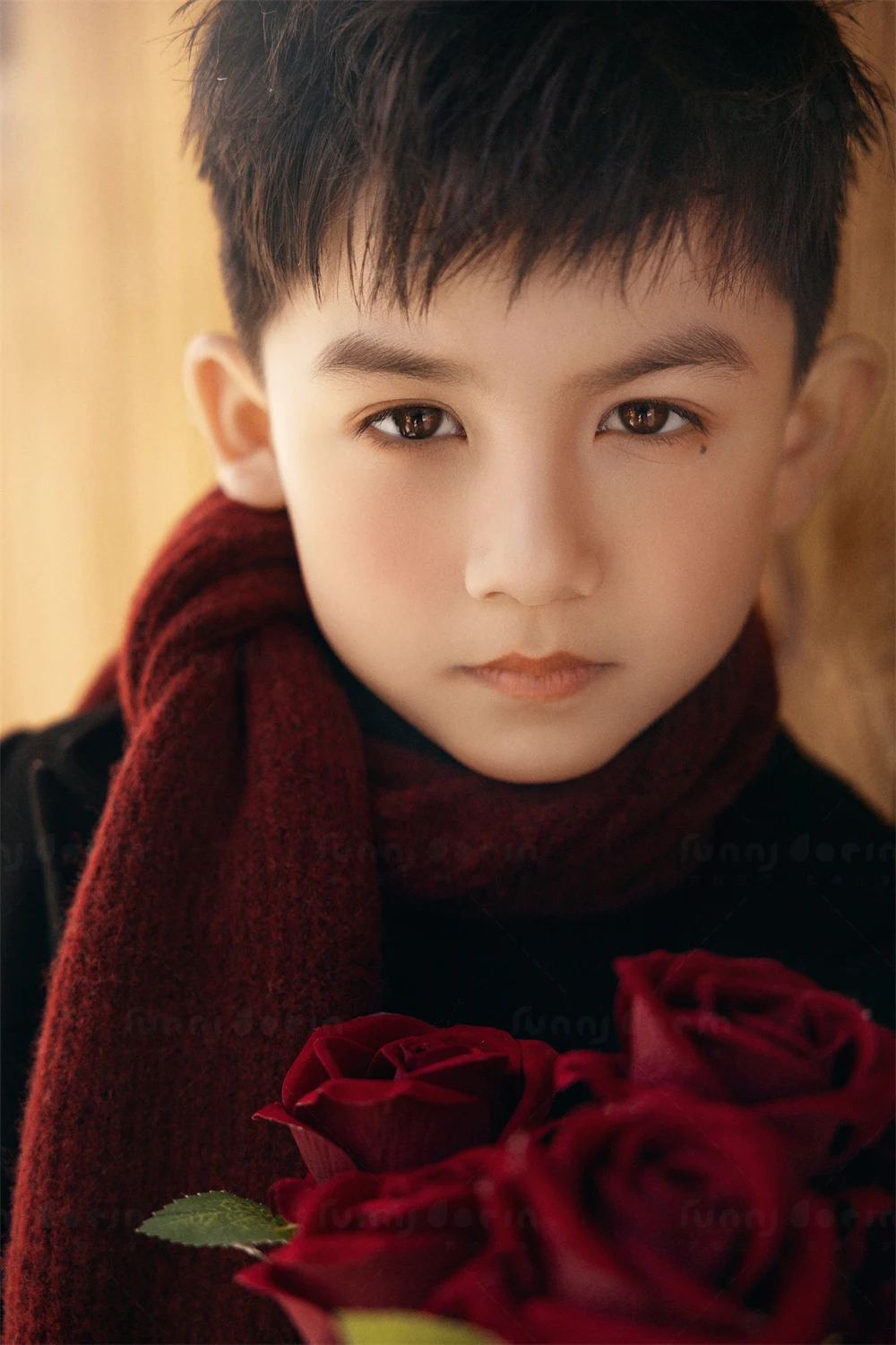 芳妮豆丁儿童摄影 雪国罗曼蒂克