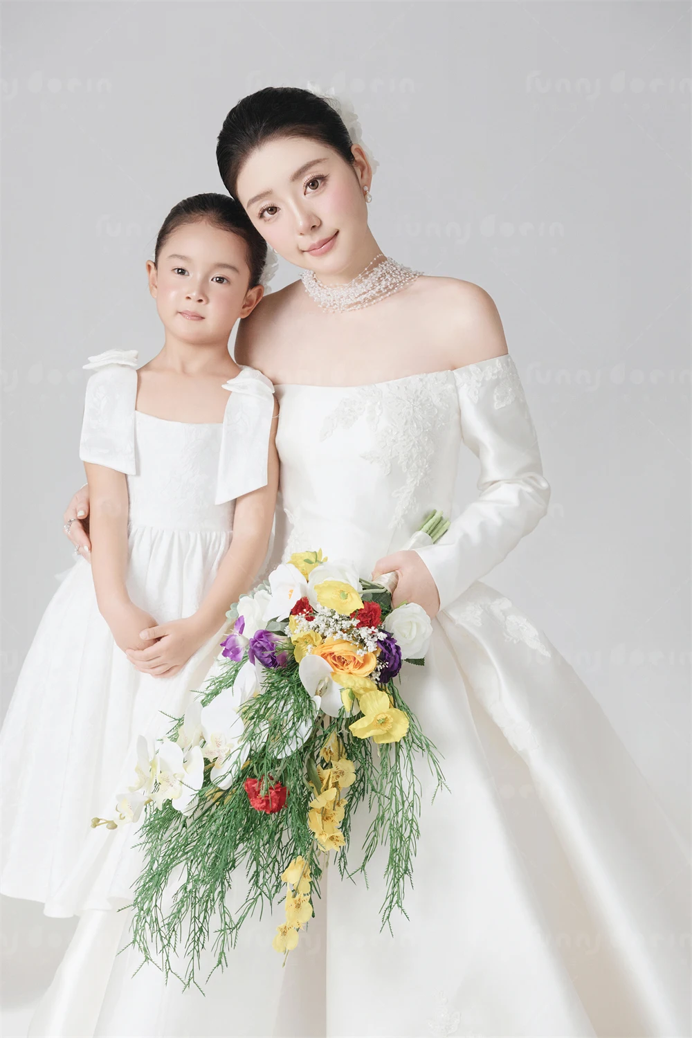 芳妮豆丁儿童摄影 白色协奏曲