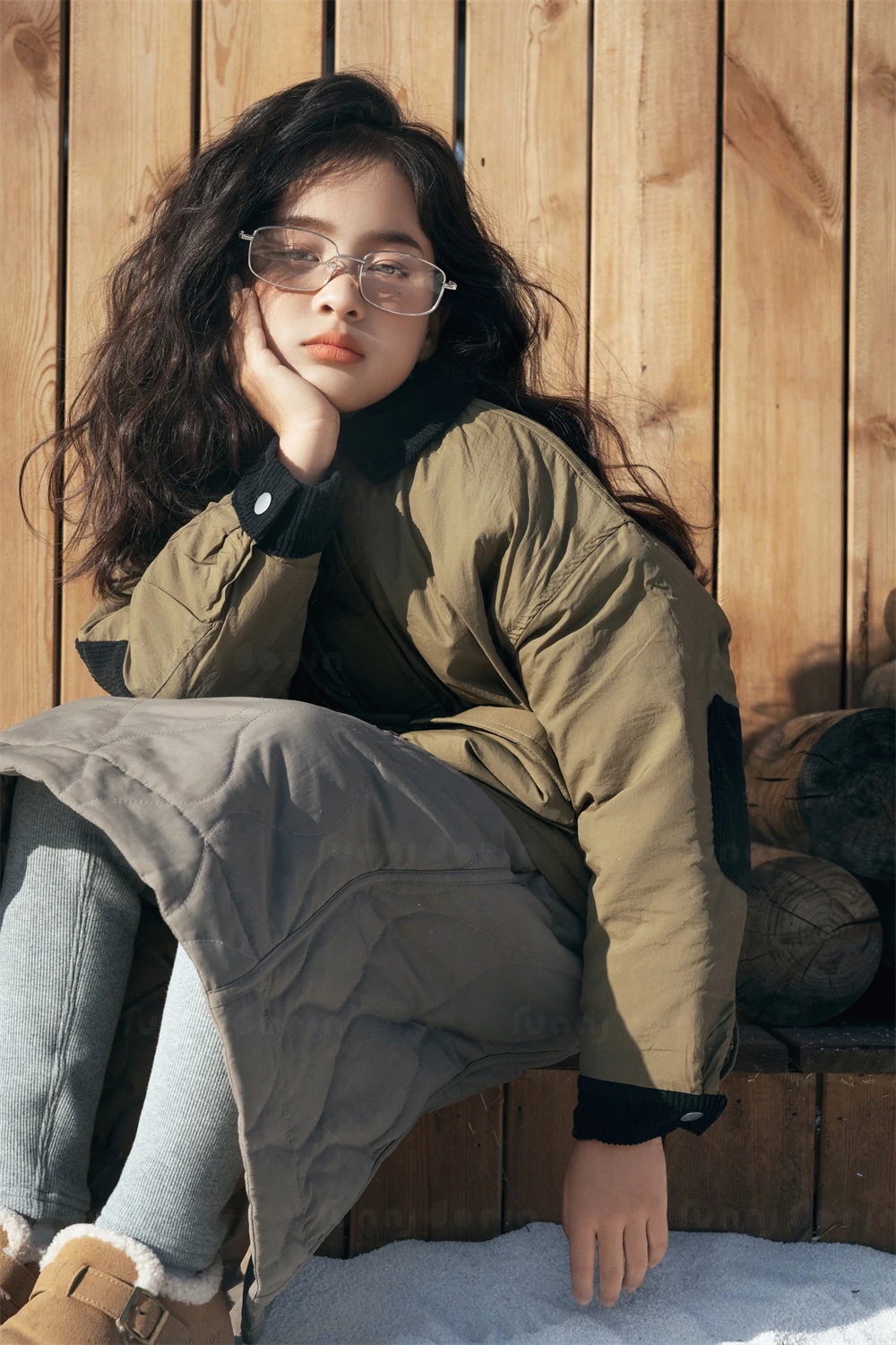 芳妮豆丁儿童摄影 雪境栖温