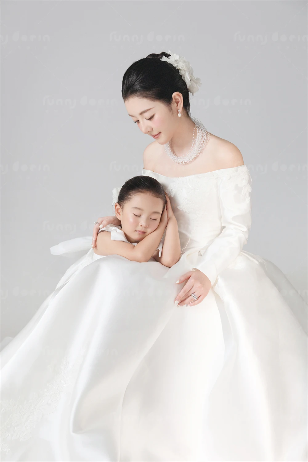 芳妮豆丁儿童摄影 白色协奏曲