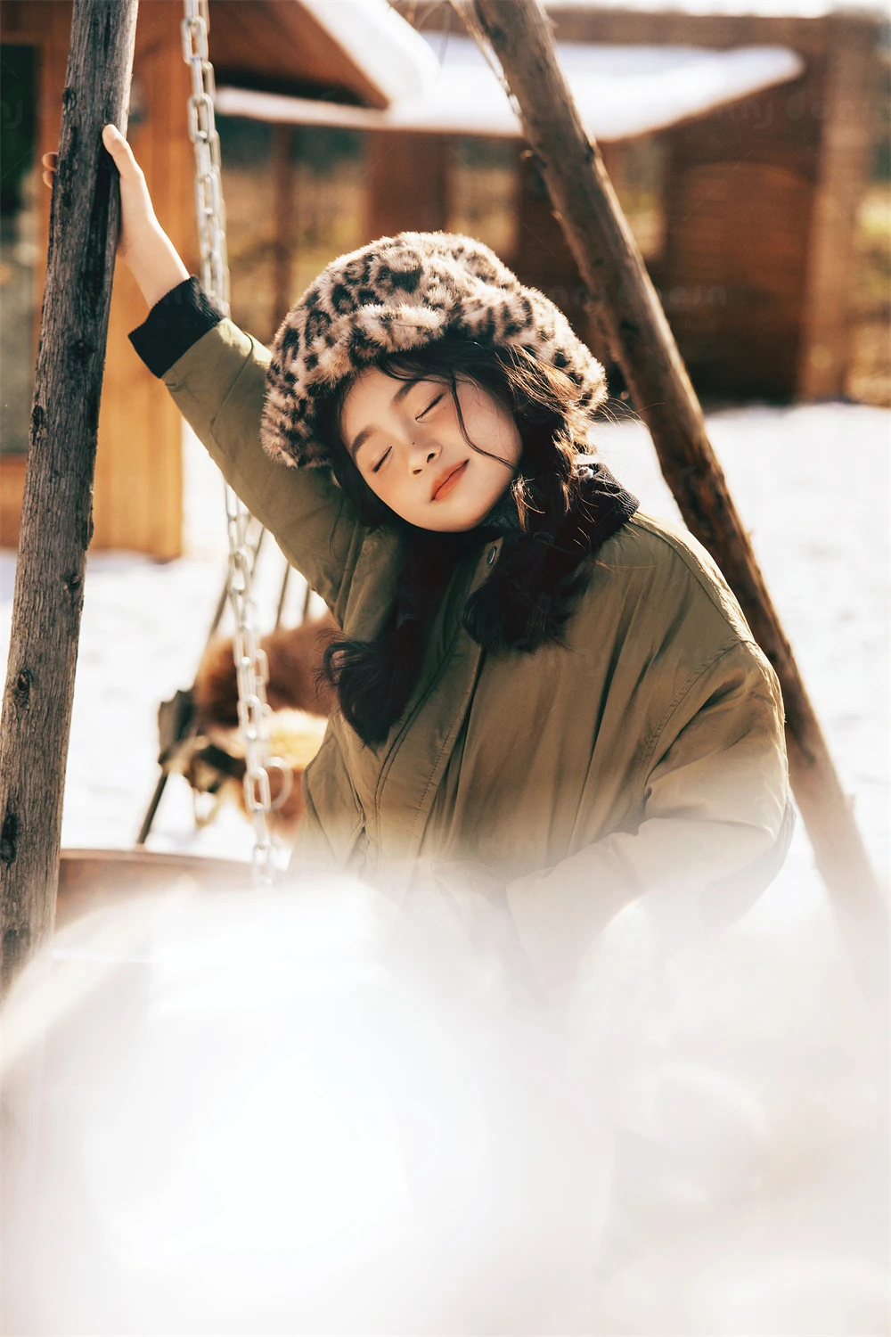 芳妮豆丁儿童摄影 雪境栖温