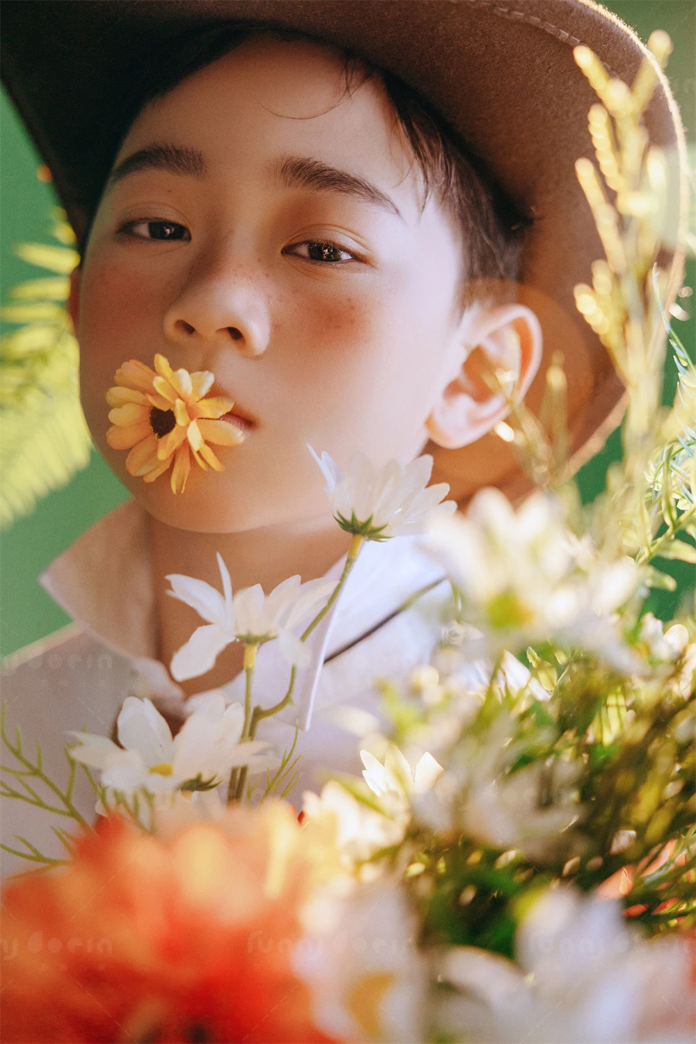 芳妮豆丁儿童摄影 花间低语