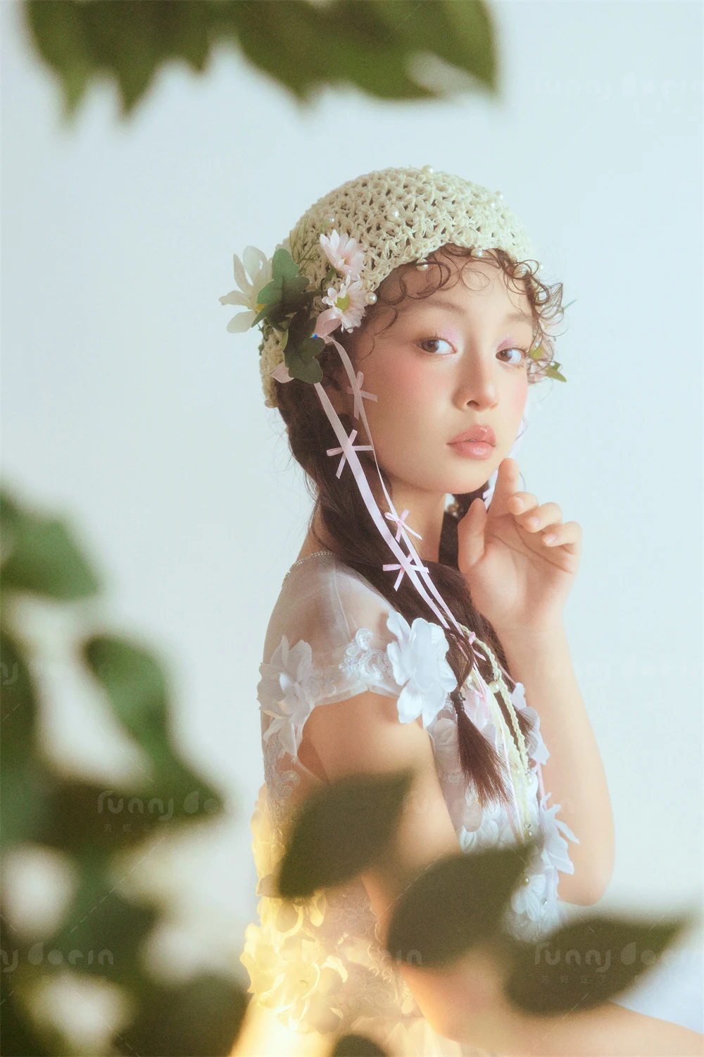 芳妮豆丁儿童摄影 花影绽放