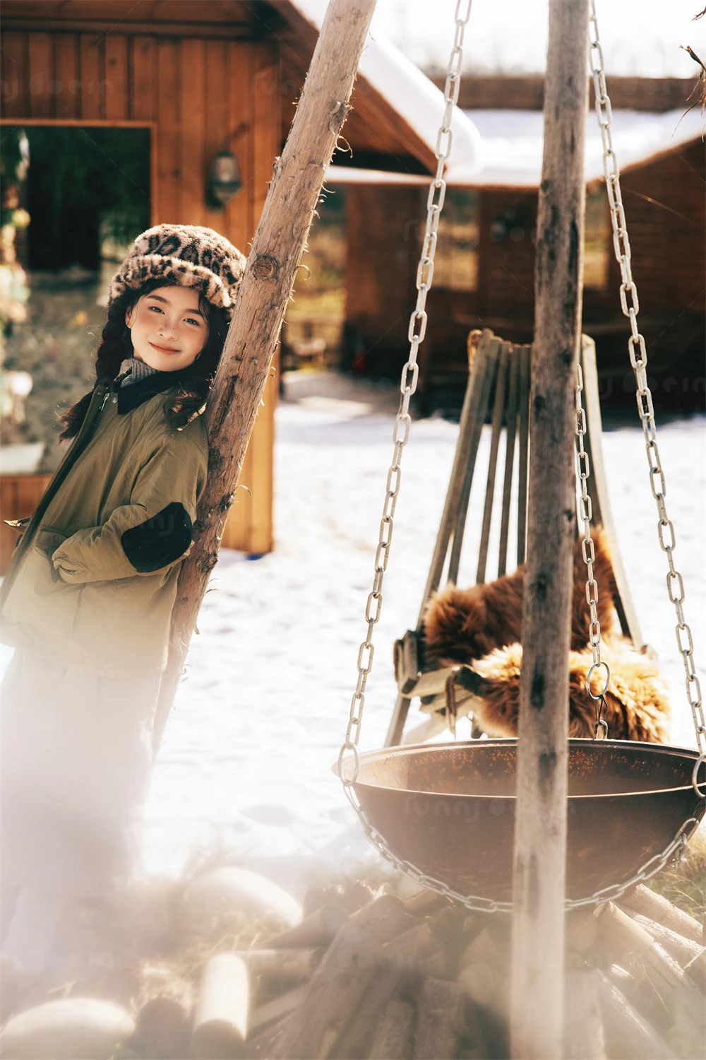 芳妮豆丁儿童摄影 雪境栖温
