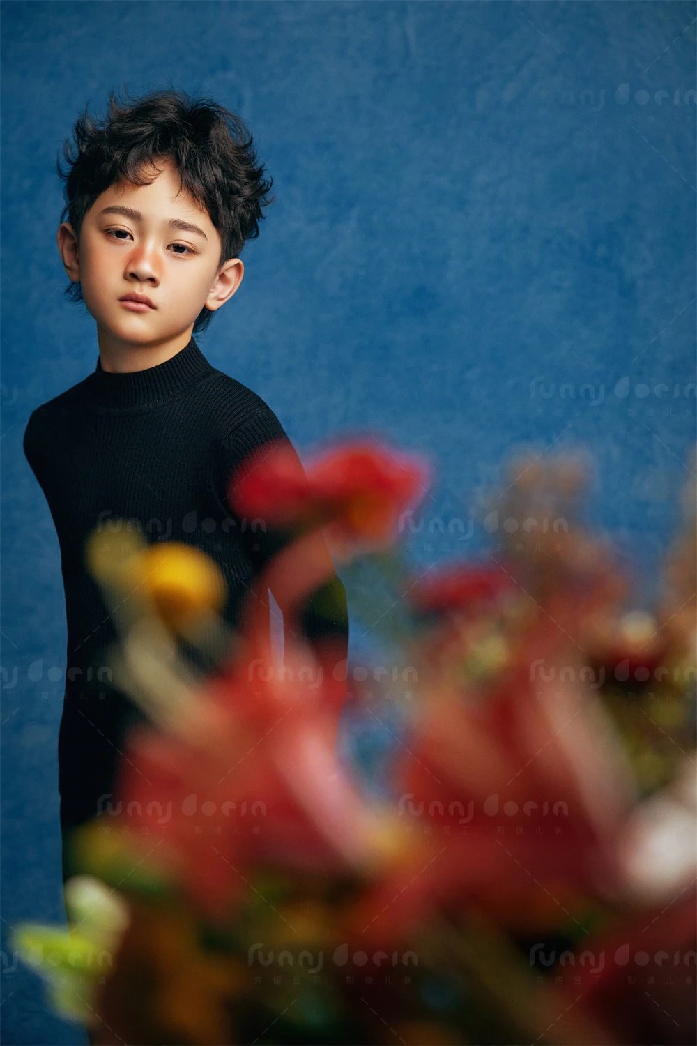 芳妮豆丁儿童摄影 花间低语