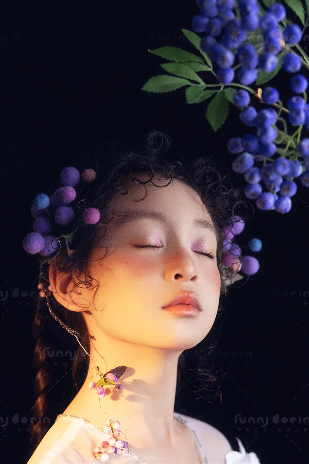 芳妮豆丁儿童摄影 花影绽放