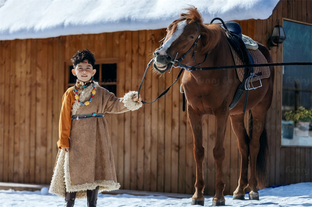 芳妮豆丁儿童摄影 凛冬礼赞