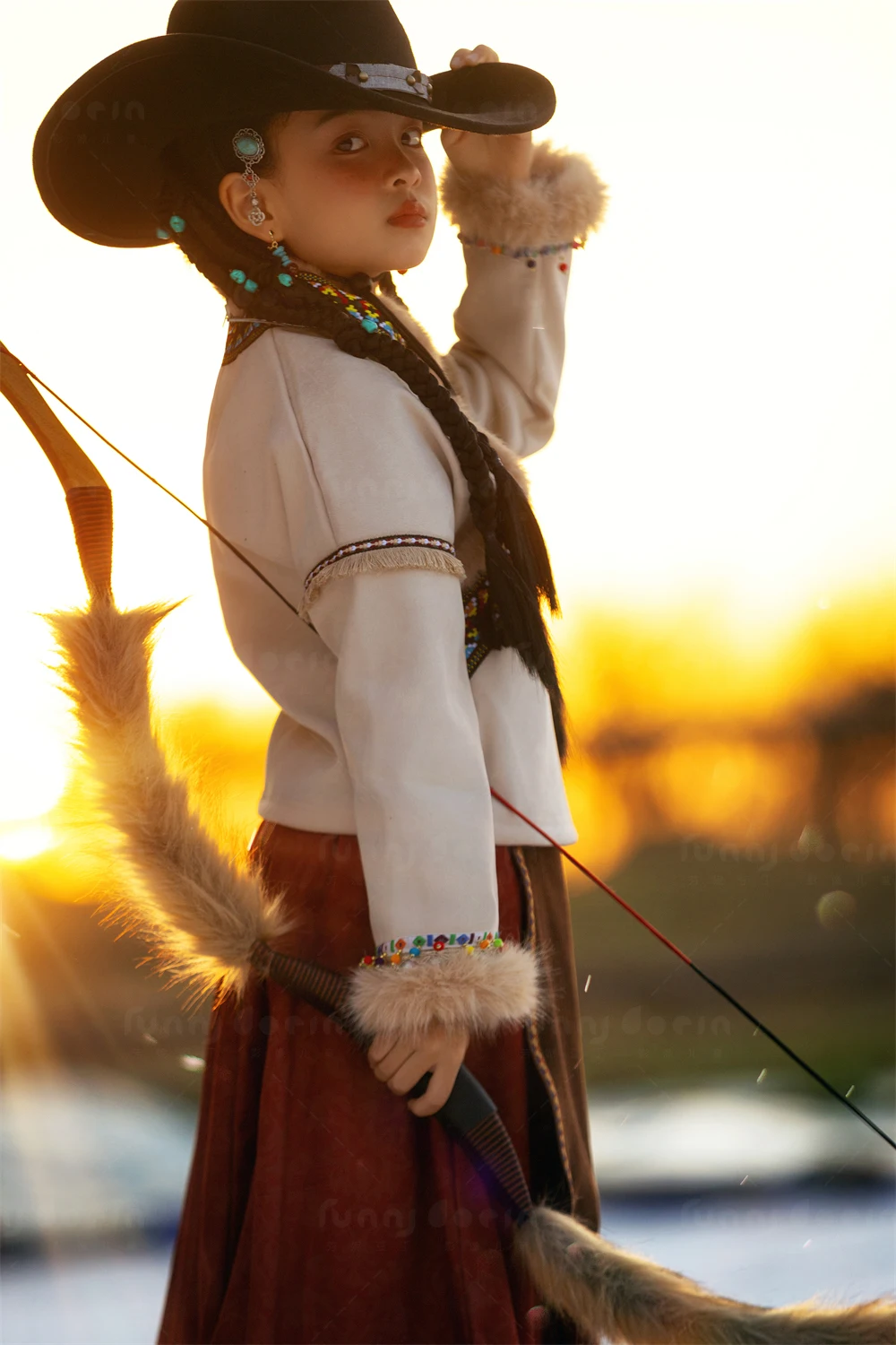 芳妮豆丁儿童摄影 踏雪牧云