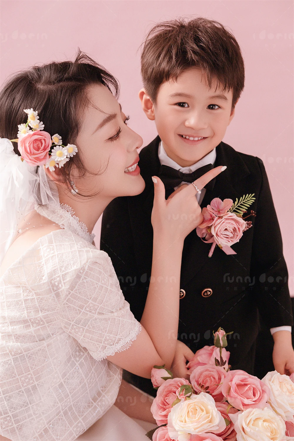 芳妮豆丁儿童摄影 粉韵亲缘